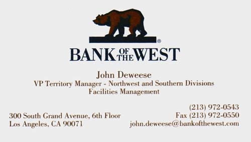 Bank Of The West - John